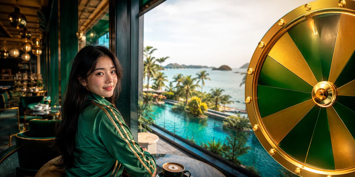 Người chơi tham gia quay số may mắn tại quán cà phê Hà Nội