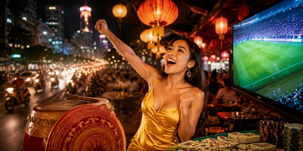 Không khí chơi bài và nhận thưởng tại chợ đêm Hồ Chí Minh về khuya